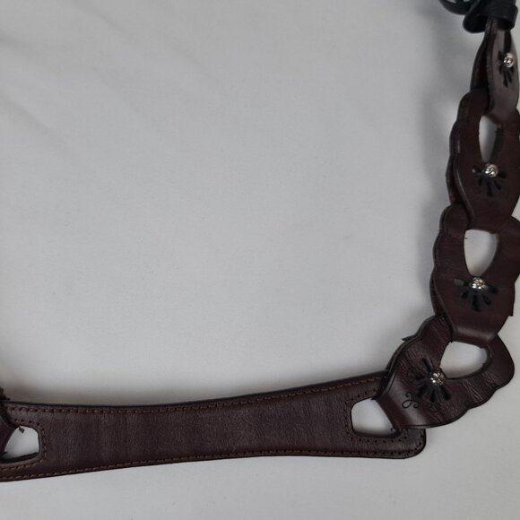 Brighton Kodiak Black and Brown Leather Hobo Shoulder Bag - Picture 12 of 16